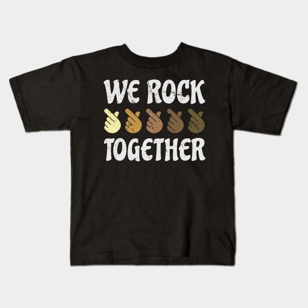 Love sign - We Rock Together Love Sign. ILY Kids T-Shirt by GoPath